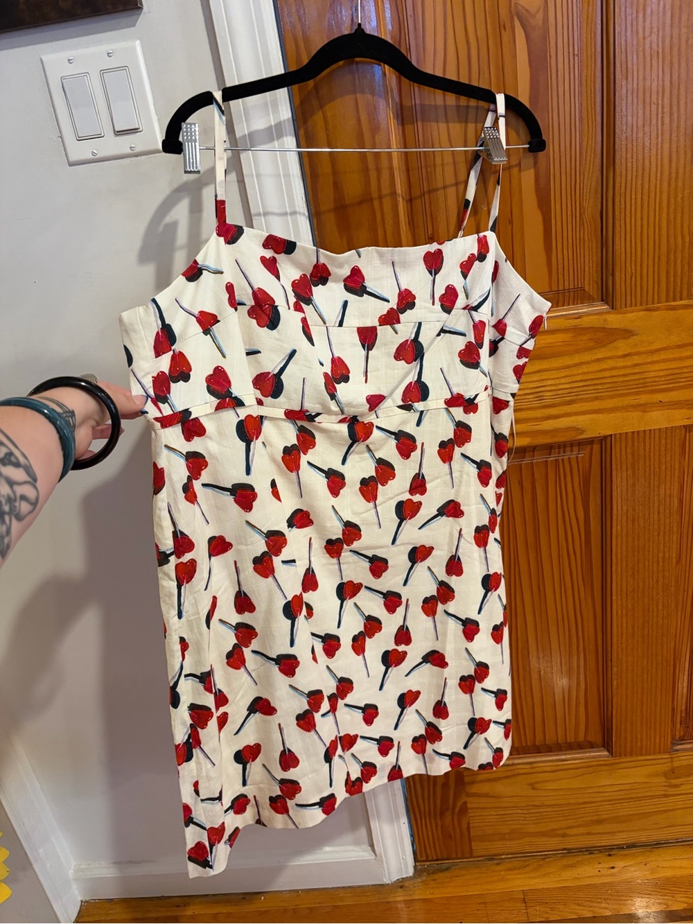 Rachel Antonoff Gwen heart lollipop mini dress